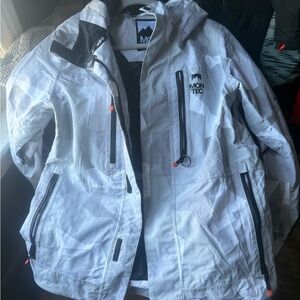 Montec White and Black Jacket